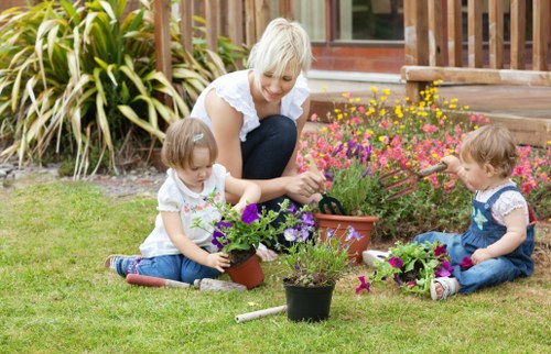 Risk assessment and safety planning for landscaping work