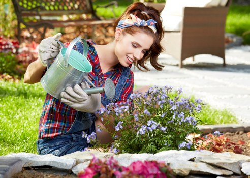 Invoice and staged payment arrangement for landscaping project