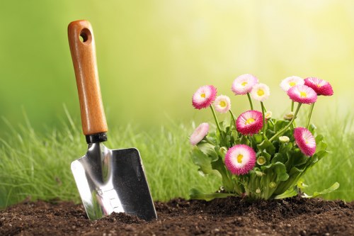 Customer completing a secure Landscaping Abbeywood online payment